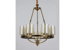 Lampadario color ottone SANTINI W7