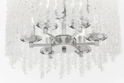 Lampadario con cristalli moderno cromo BALMENA D40