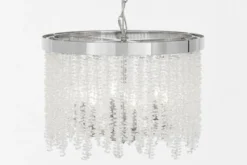 Lampadario con cristalli moderno cromo BALMENA D40