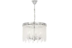 Lampadario con cristalli moderno cromo BALMENA D40