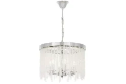 Lampadario con cristalli moderno cromo BALMENA D40