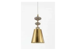 Lampadario design a sospensione colore oro