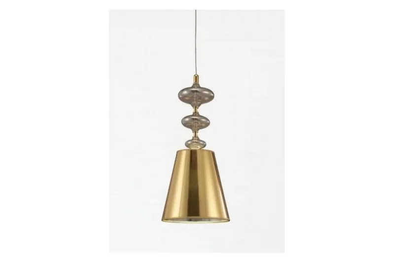 Lampadario design a sospensione colore oro