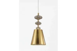 Lampadario design a sospensione colore oro