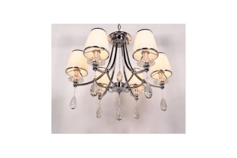 Lampadario di cristallo Dominni W6 Cromato