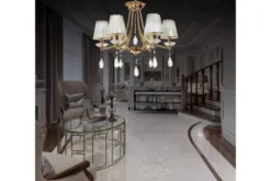 Lampadario di cristallo Dominni W6 Oro