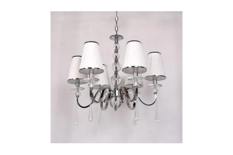 Lampadario di cristallo Federrica W6 Bianco