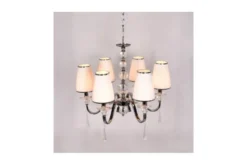 Lampadario di cristallo Federrica W6 Bianco