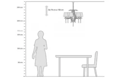 Lampadario di cristallo Venisia W8