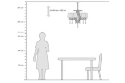 Lampadario di cristallo Venisia W6 Oro