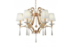 Lampadario di cristallo Venisia W6 Oro