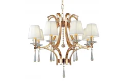Lampadario di cristallo Venisia W8 Oro