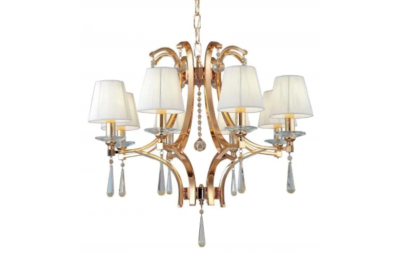 Lampadario di cristallo Venisia W8 Oro