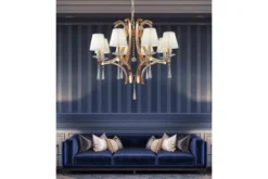 Lampadario di cristallo Venisia W8 Oro