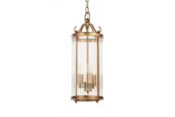 Lampadario di design moderno in ottone e vetro BOSTON W3