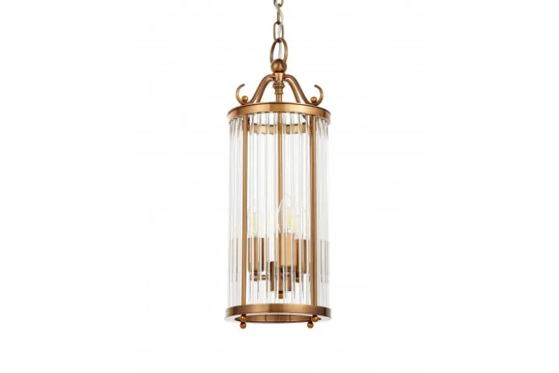 Lampadario di design moderno in ottone e vetro BOSTON W3