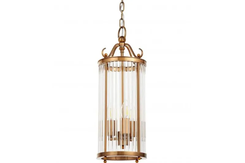 Lampadario di design moderno in ottone e vetro BOSTON W3