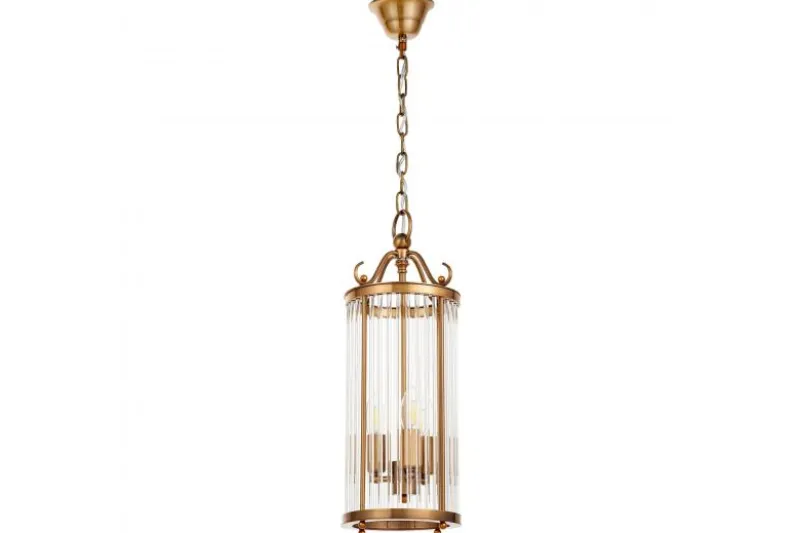 Lampadario di design moderno in ottone e vetro BOSTON W3