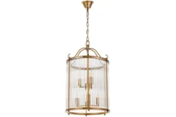 Lampadario di design moderno in ottone e vetro BOSTON W6