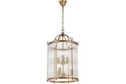 Lampadario di design moderno in ottone e vetro BOSTON W6