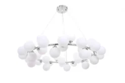 Lampadario di design moderno 40 luci MARSIADA W40 Cromato