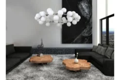 Lampadario di design moderno 40 luci MARSIADA W40 Cromato