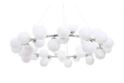 Lampadario di design moderno 40 luci MARSIADA W40 Cromato