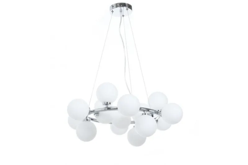 Lampadario di design moderno 15 luci MARSIADA W15 Cromo