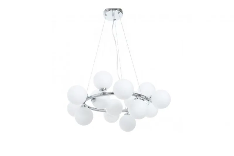 Lampadario di design moderno 15 luci MARSIADA W15 Cromo