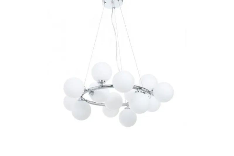 Lampadario di design moderno 15 luci MARSIADA W15 Cromo
