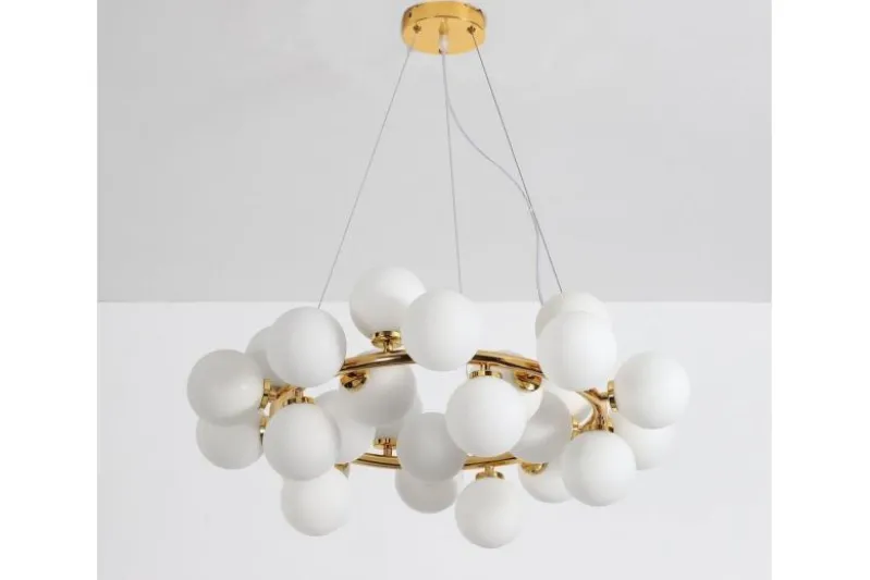 Lampadario di design moderno 25 luci MARSIADA W25 Oro