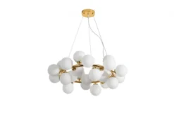 Lampadario di design moderno 25 luci MARSIADA W25 Oro