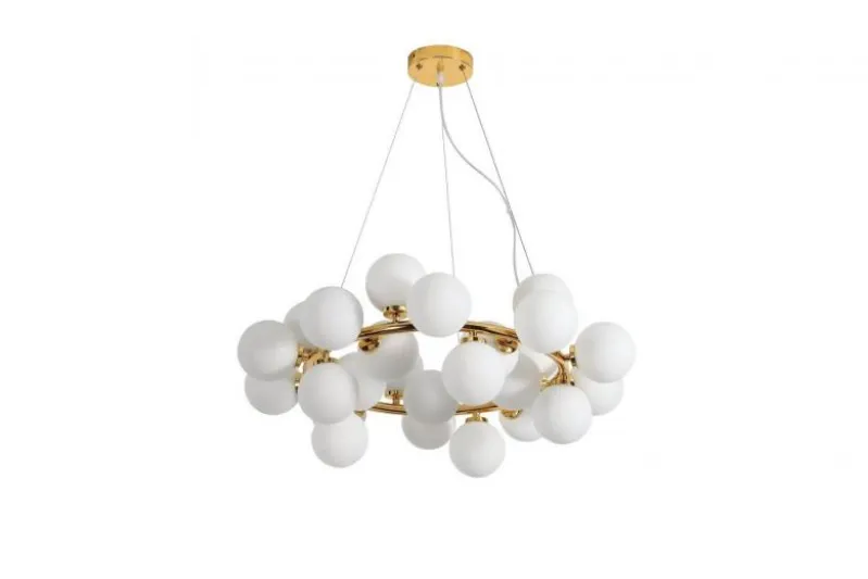 Lampadario di design moderno 25 luci MARSIADA W25 Oro