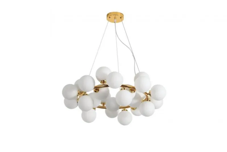 Lampadario di design moderno 25 luci MARSIADA W25 Oro