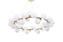 Lampadario di design moderno 40 luci MARSIADA W40 Ottone