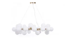 Lampadario di design moderno 40 luci MARSIADA W40 Ottone