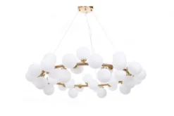 Lampadario di design moderno 40 luci MARSIADA W40 Ottone