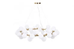 Lampadario di design moderno 40 luci MARSIADA W40 Ottone