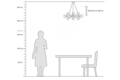 Lampadario di design moderno 15 luci MARSIADA W15 Ottone