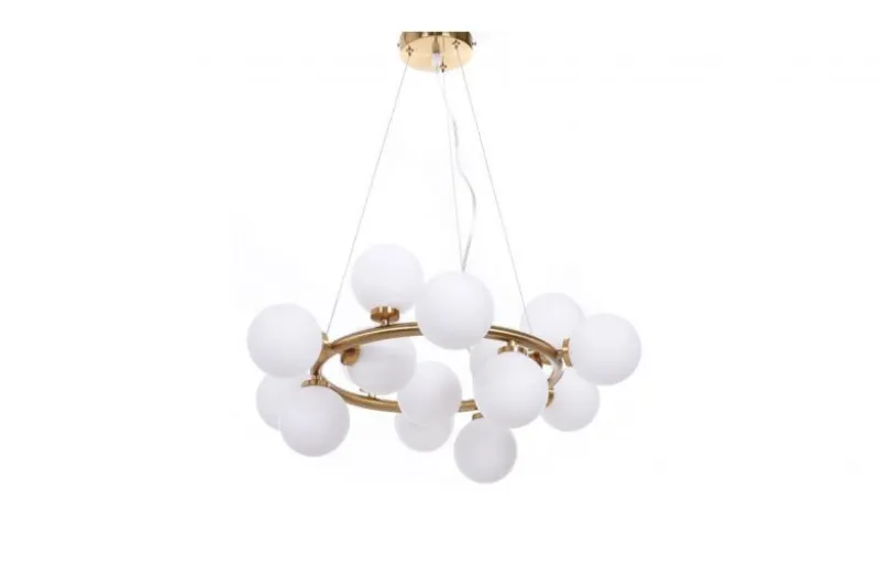 Lampadario di design moderno 15 luci MARSIADA W15 Ottone