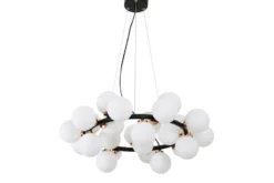 Lampadario di design moderno 25 luci nero e oro caldo MARSIADA W25