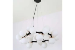 Lampadario di design moderno 25 luci nero e oro caldo MARSIADA W25