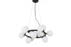 Lampadario di design moderno 15 luci Nero Oro caldo MARSIADA W15