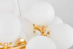 Lampadario di design moderno 40 luci oro caldo MARSIADA W40