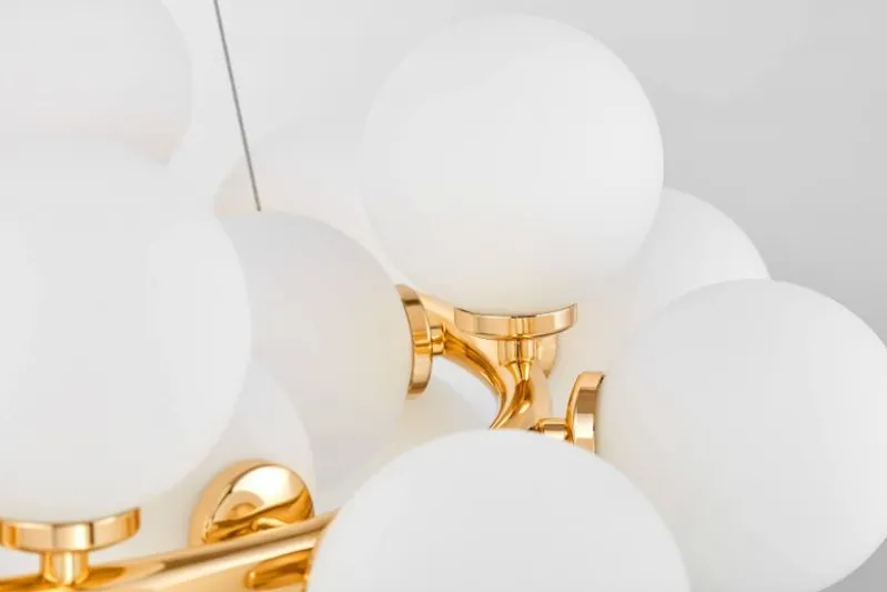 Lampadario di design moderno 40 luci oro caldo MARSIADA W40