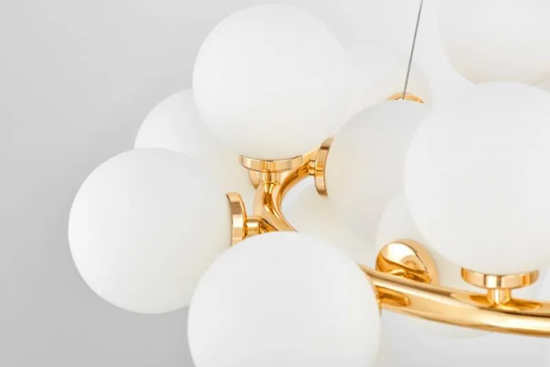 Lampadario di design moderno 40 luci oro caldo MARSIADA W40