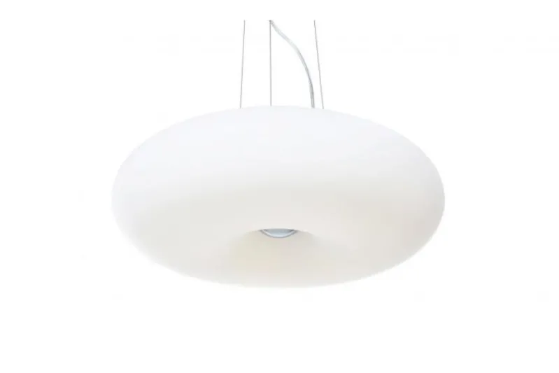 Lampadario moderno a sospensione in vetro BIANTE D48