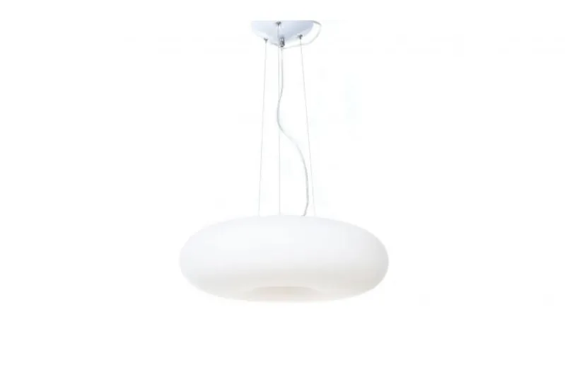 Lampadario moderno a sospensione in vetro BIANTE D48
