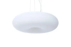 Lampadario moderno a sospensione in vetro BIANTE D48