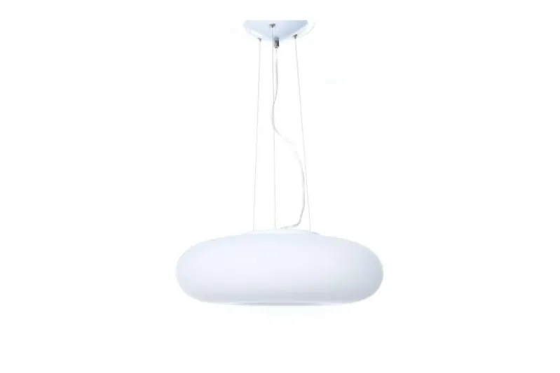 Lampadario moderno a sospensione in vetro BIANTE D48